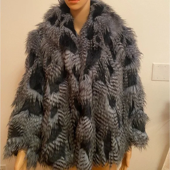 New Juicy Couture Lapis Faux Fur Wrap